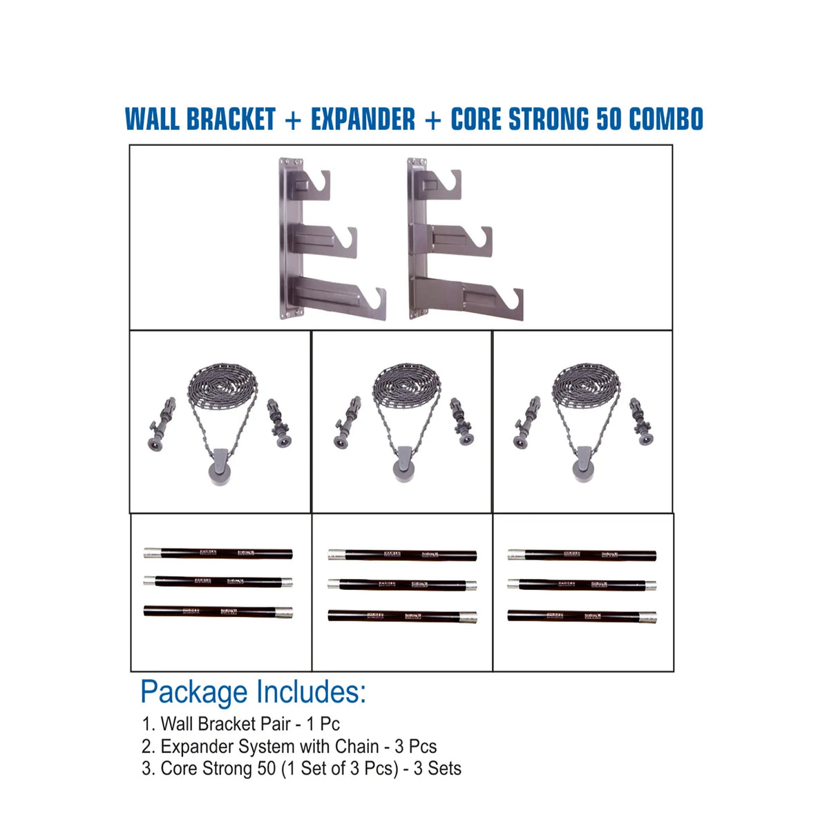 HARISON Wall Bracket + Expander + Core Strong – 50 Kit